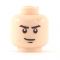 LEGO Head, Light Flesh, Smirk