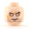 LEGO Head, Beard Stubble, Sunken Eyes