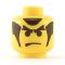 LEGO Head, Sideburns and Angry Eyebrows