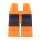 LEGO Legs, Orange with Blue Top