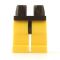LEGO Legs, Yellow with Black Hips