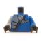LEGO Torso, Blue Keikogi with Armored Shoulder