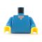 LEGO Torso, Azure Blue
