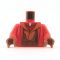 LEGO Torso, Red Jacket over Brown Jumpsuit