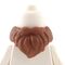 LEGO Beard, Short and Bushy, Reddish Brown