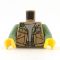 LEGO Torso, Sand Green Shirt with Tan Vest
