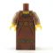 LEGO Reddish Brown Dress with Celtic Knotwork