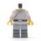 LEGO Long White Shirt with Belt over Gray Pants